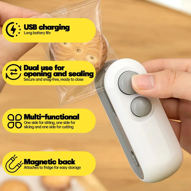 2 in 1 Mini Rechargable Sealer